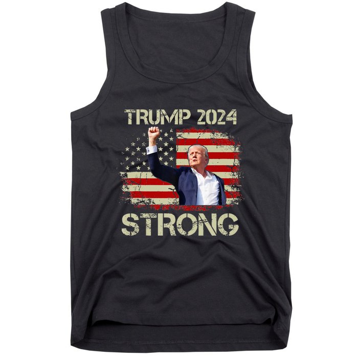 Trump 2024 Strong Fist Hand Us Vote Tank Top Tank Top