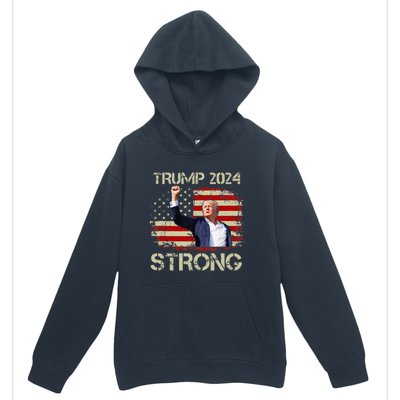 Trump 2024 Strong Fist Hand Us Vote Tank Top Urban Pullover Hoodie