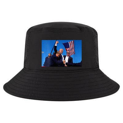 Trump 2024 Strong Rally Fist Hand Us Vote Premium Cool Comfort Performance Bucket Hat