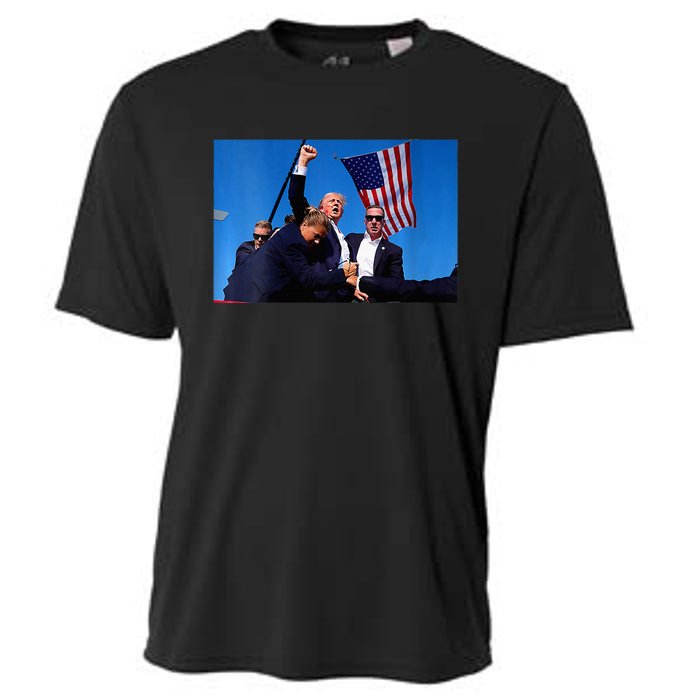 Trump 2024 Strong Rally Fist Hand Us Vote Premium Cooling Performance Crew T-Shirt