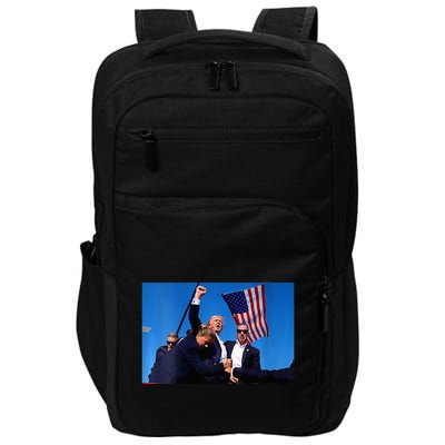 Trump 2024 Strong Rally Fist Hand Us Vote Premium Impact Tech Backpack