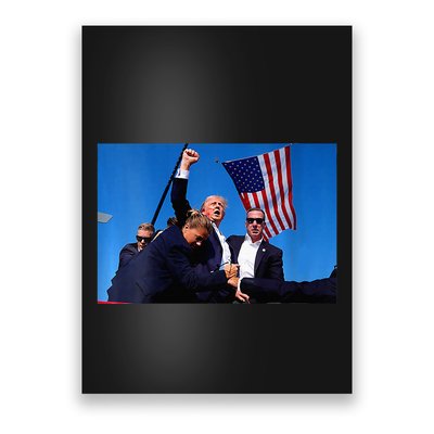 Trump 2024 Strong Rally Fist Hand Us Vote Premium Poster