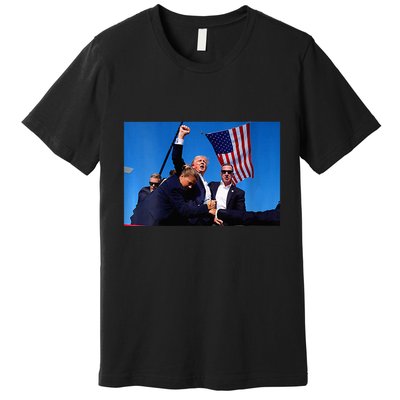 Trump 2024 Strong Rally Fist Hand Us Vote Premium Premium T-Shirt