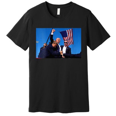 Trump 2024 Strong Rally Fist Hand Us Vote Premium Premium T-Shirt