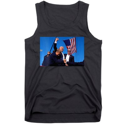 Trump 2024 Strong Rally Fist Hand Us Vote Premium Tank Top