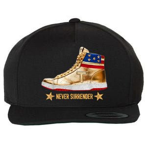 Trump 2024 Sneakers Never Surrender Pro Trump Gift Wool Snapback Cap