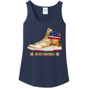 Trump 2024 Sneakers Never Surrender Pro Trump Gift Ladies Essential Tank