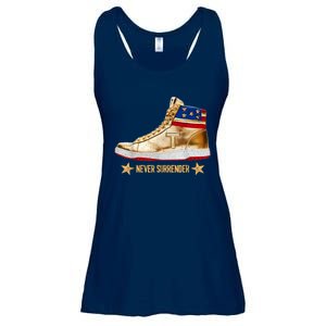 Trump 2024 Sneakers Never Surrender Pro Trump Gift Ladies Essential Flowy Tank