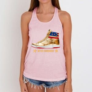 Trump 2024 Sneakers Never Surrender Pro Trump Gift Women's Knotted Racerback Tank