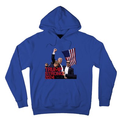 Trump 2024 Strong Fist Hand Us Vote Hoodie