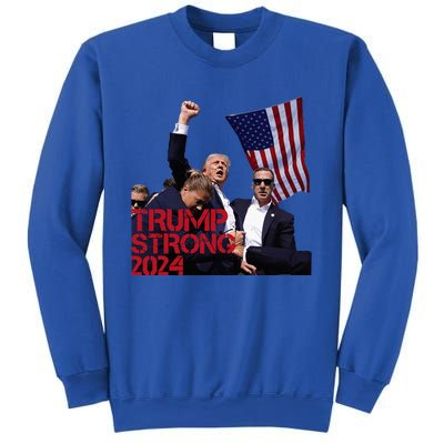 Trump 2024 Strong Fist Hand Us Vote Sweatshirt