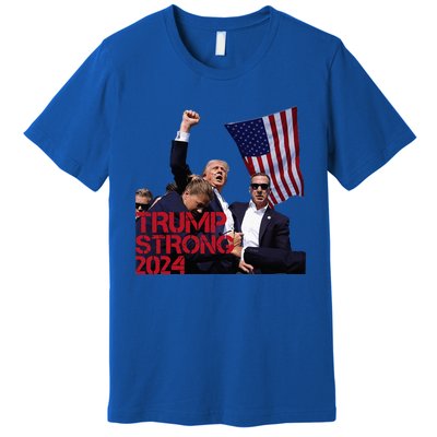 Trump 2024 Strong Fist Hand Us Vote Premium T-Shirt