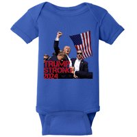 Trump 2024 Strong Fist Hand Us Vote Baby Bodysuit