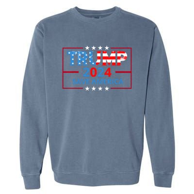 Trump 2024 Save America Trump 2024 Garment-Dyed Sweatshirt