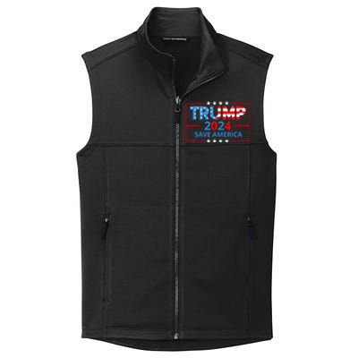 Trump 2024 Save America Trump 2024 Collective Smooth Fleece Vest