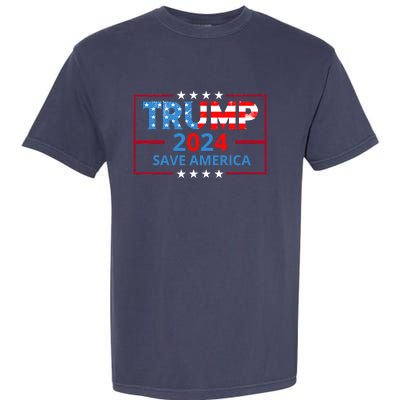 Trump 2024 Save America Trump 2024 Garment-Dyed Heavyweight T-Shirt