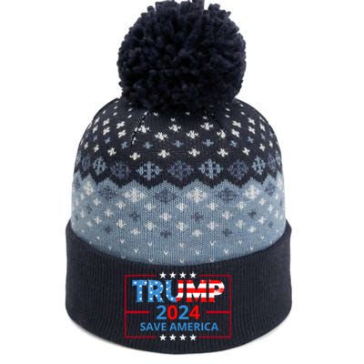 Trump 2024 Save America Trump 2024 The Baniff Cuffed Pom Beanie