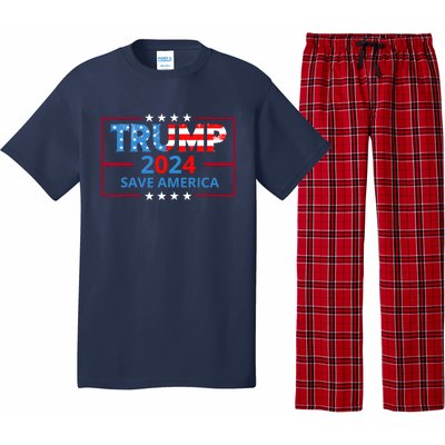 Trump 2024 Save America Trump 2024 Pajama Set