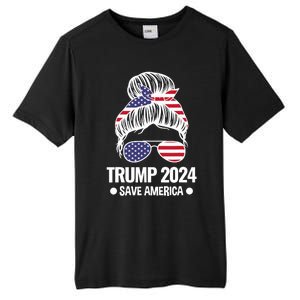 Trump 2024 Save America President Tall Fusion ChromaSoft Performance T-Shirt