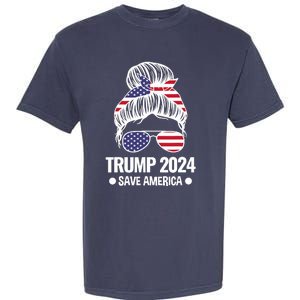 Trump 2024 Save America President Garment-Dyed Heavyweight T-Shirt