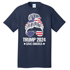 Trump 2024 Save America President Tall T-Shirt