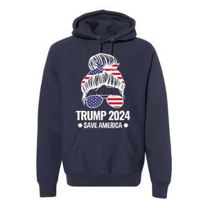 Trump 2024 Save America President Premium Hoodie