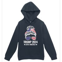 Trump 2024 Save America President Urban Pullover Hoodie