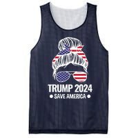 Trump 2024 Save America President Mesh Reversible Basketball Jersey Tank