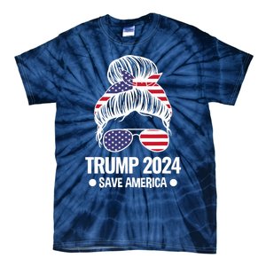 Trump 2024 Save America President Tie-Dye T-Shirt