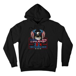 Trump 2024 Save America Again Usa Flag 2024 45 47 Hoodie