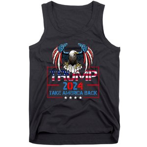 Trump 2024 Save America Again Usa Flag 2024 45 47 Tank Top