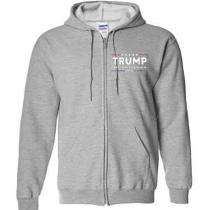 Trump 2024 Save America Save America Again Trump Full Zip Hoodie