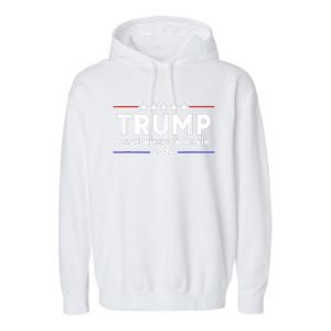 Trump 2024 Save America Save America Again Trump Garment-Dyed Fleece Hoodie