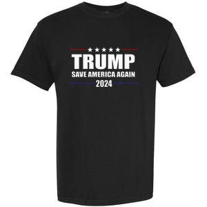 Trump 2024 Save America Save America Again Trump Garment-Dyed Heavyweight T-Shirt