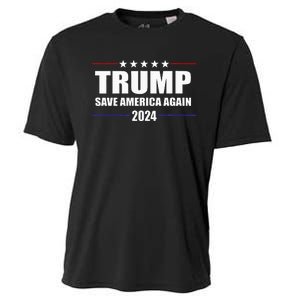 Trump 2024 Save America Save America Again Trump Cooling Performance Crew T-Shirt