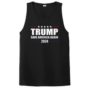 Trump 2024 Save America Save America Again Trump PosiCharge Competitor Tank