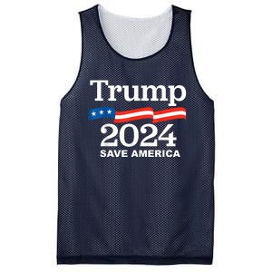 Trump 2024 Save America Trump 2024 Mesh Reversible Basketball Jersey Tank