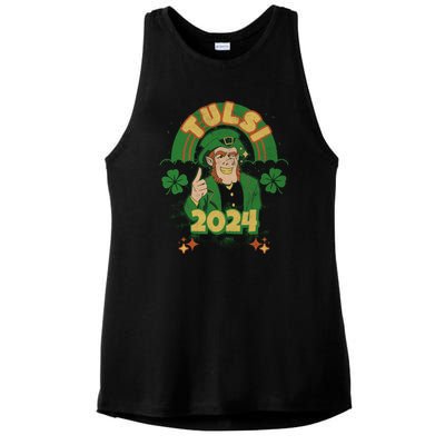 Tulsi 2024 St Patrick's Day Ladies PosiCharge Tri-Blend Wicking Tank