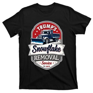 Trump 2024 Snowflake Removal Service Political Satire T-Shirt