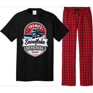 Trump 2024 Snowflake Removal Service Political Satire Pajama Set