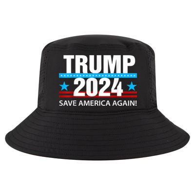 TRUMP 2024 Save America Again Pro Trump Cool Comfort Performance Bucket Hat