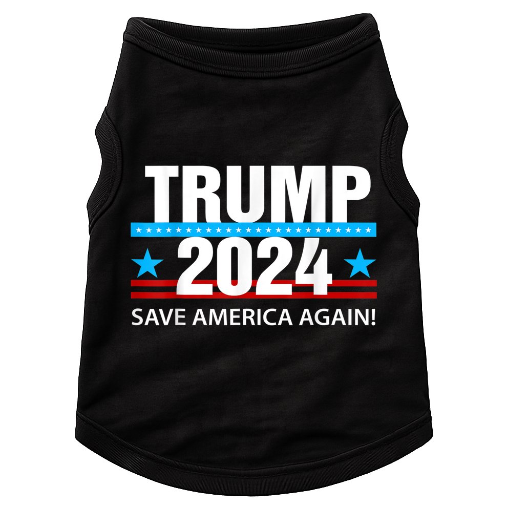 TRUMP 2024 Save America Again Pro Trump Doggie Tank