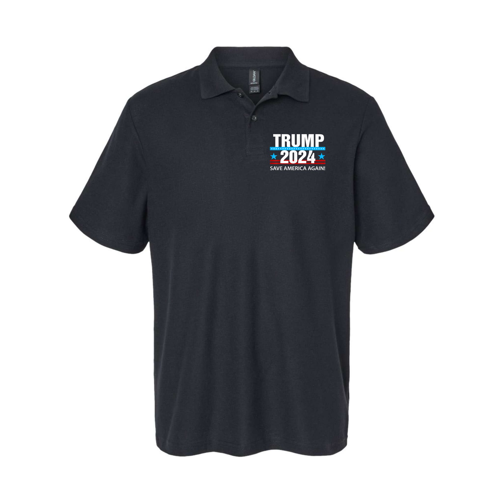 TRUMP 2024 Save America Again Pro Trump Polo