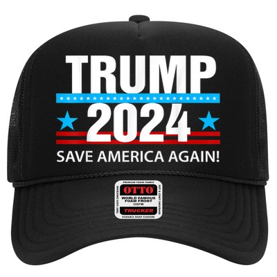 TRUMP 2024 Save America Again Pro Trump Trucker Hat