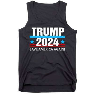 TRUMP 2024 Save America Again Pro Trump Tank Top