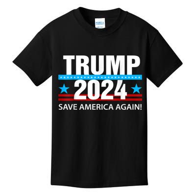 TRUMP 2024 Save America Again Pro Trump Kids T-Shirt