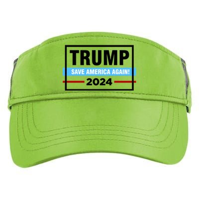 Trump 2024 Save America Again Adult Drive Performance Visor