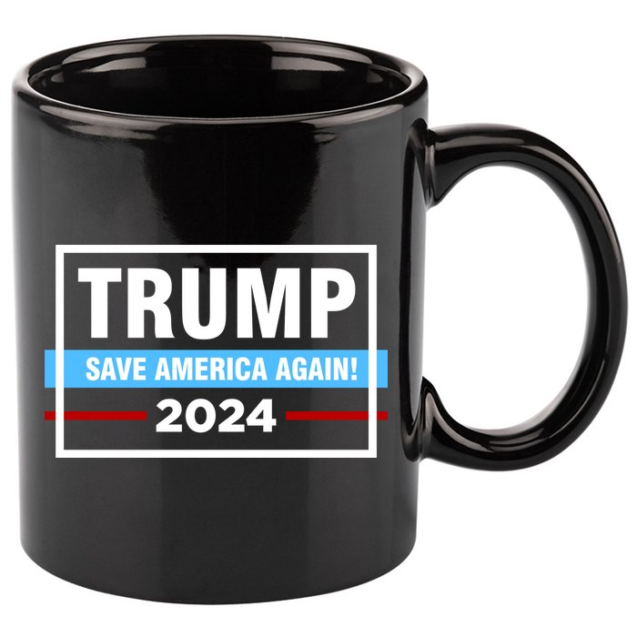 Trump 2024 Save America Again 11oz C Handle Ceramic Mug
