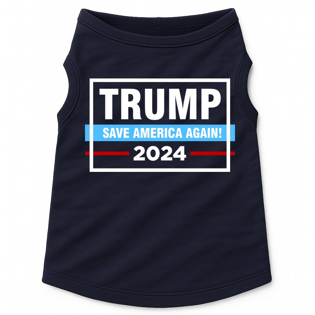 Trump 2024 Save America Again Doggie Tank