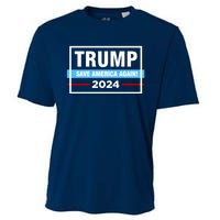 Trump 2024 Save America Again Cooling Performance Crew T-Shirt